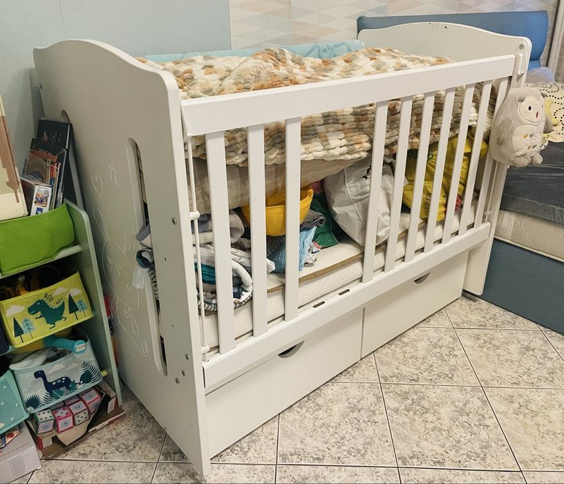 Бебешко легло / кошара MDF + матрак