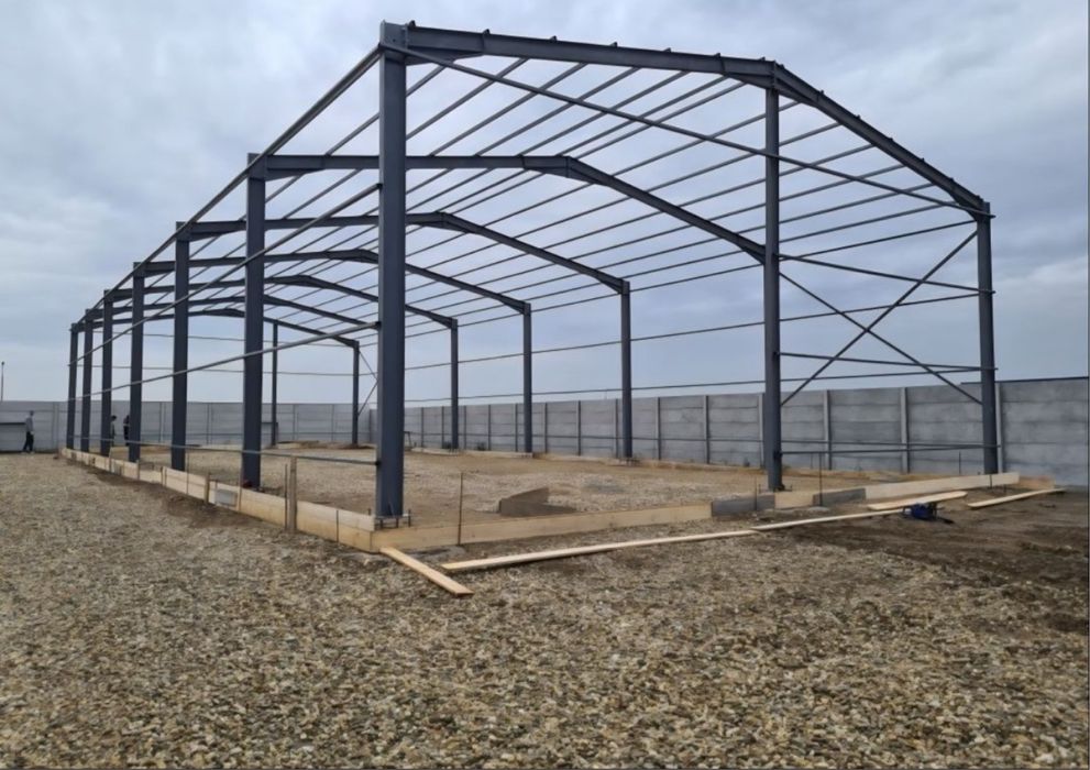 Vand hale si structuri metalice ofer certificat si garantie