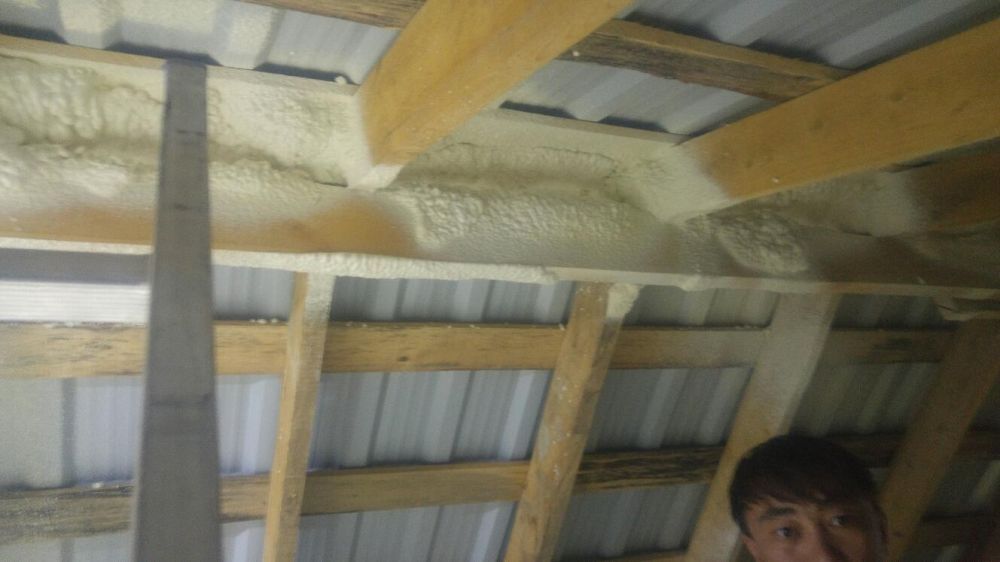 Утепление крыши дома пенополиуретаном