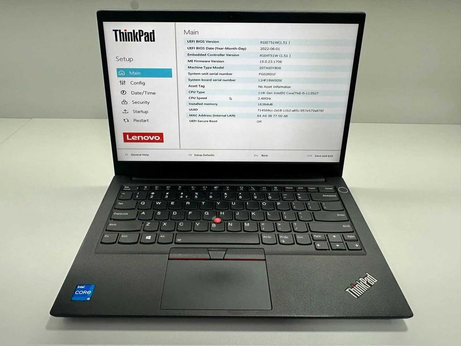 Laptop SH Lenovo Thinkpad E14 g2 i5-1135G7 16gb RAM 512gb SSD bat noua