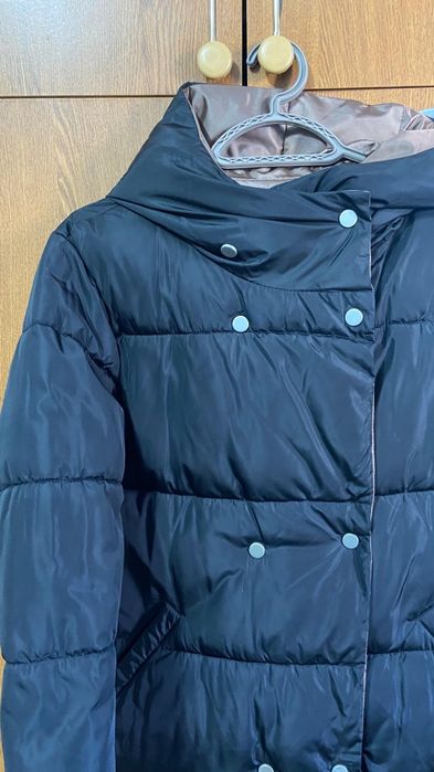 Куртка длинная двусторонняя