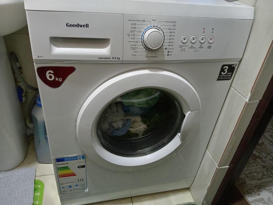 Продаётся стиральная машина Goodwell 6кг.