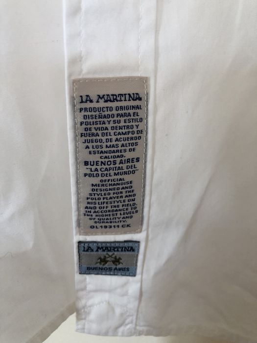 La Martina и Dsquared2 Мъжка Бяла Риза Размер M