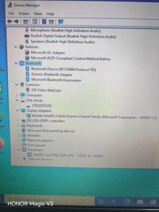 Acer Aspire 3810T  Centrino 2 Uno 1.4 Ghz