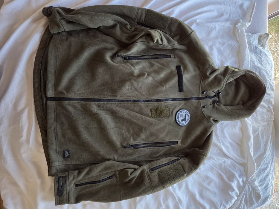 Jachetă tactică Fleece Helikon-Tex Patriot mărimea 3XL – Verde Olive / Kaki