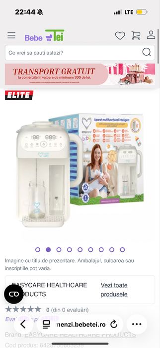 Aparat pentru prepararea laptelui praf