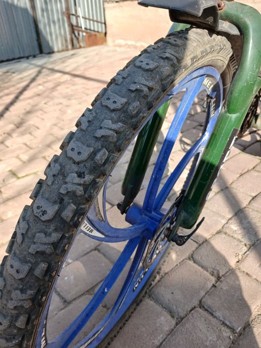 Складной двух подвесной велосипед