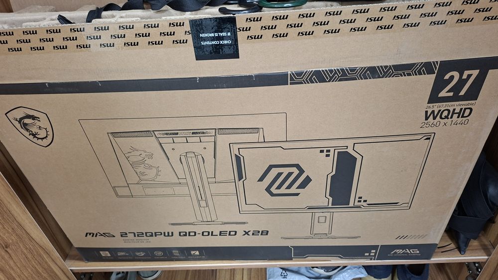 Oled monitor MSI MAG 27 (2K, 280Hz, 0.03ms)