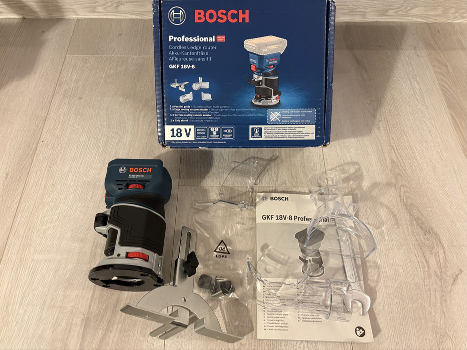 Masina de frezat Bosch GKF 18V-8 freza acumulator