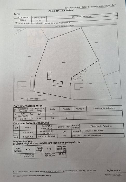 Casa și Teren de vânzare
