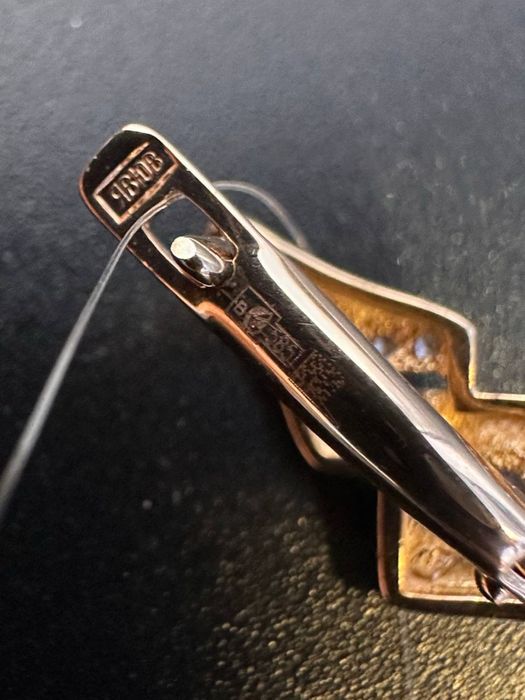 Золото 585  Серьги