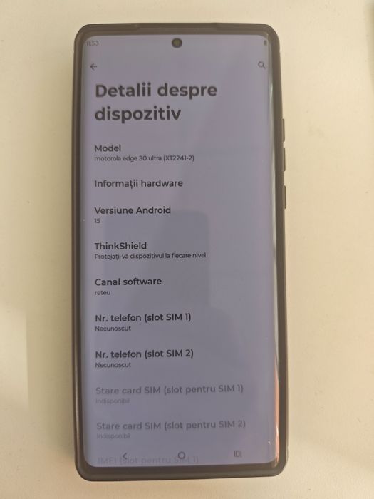 Telefon mobil Motorola Edge 30 Ultra, Dual SIM, 256GB, 12GB RAM