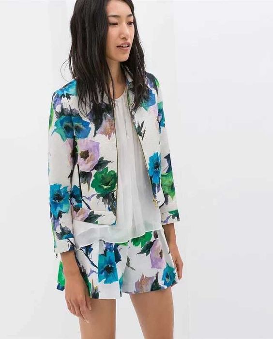 Костюм пиджак и шорты ZARA. Испания