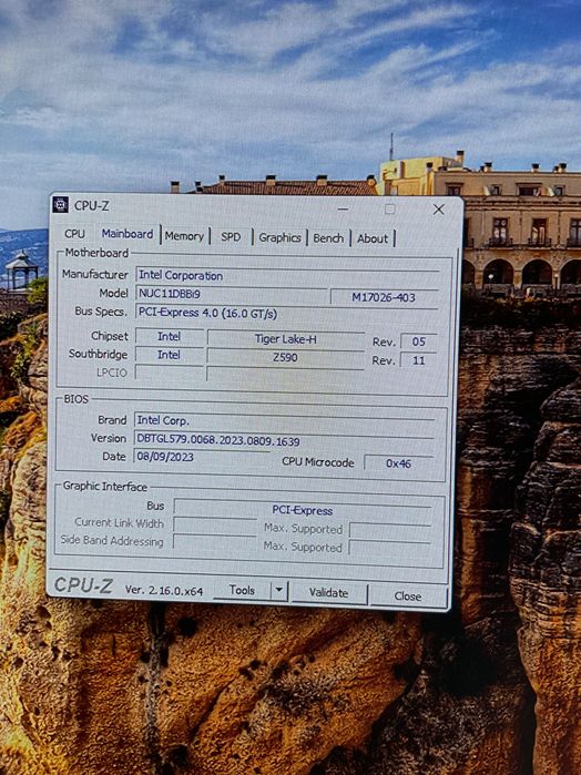 Мини компьютер игровой intel NUC11BTMi9
