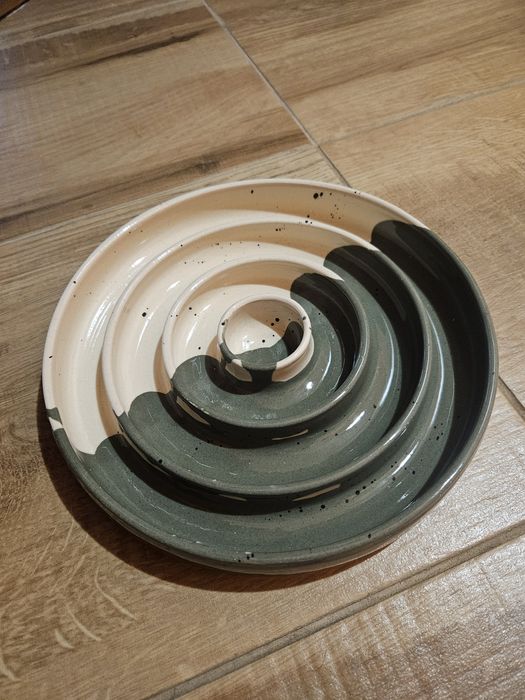 Керамична купа за бавно хранене на кучета - размер L