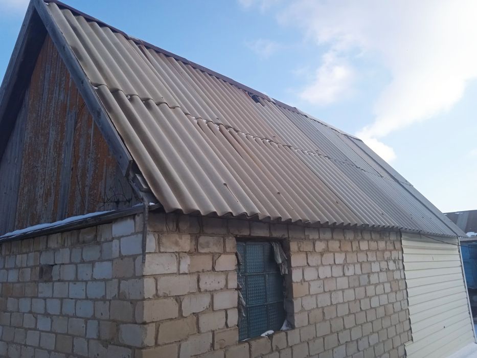 Шифер, газаблок, силикатный кирпич..,