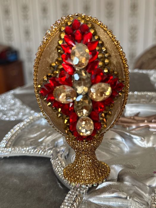 Пасха  яйцо из страз