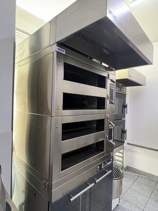 Echipamente– Mașină spălat vase Granuldisk + Cuptor MIWE pe vatră