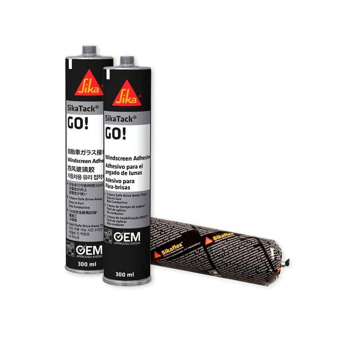 SikaTack GO!
Легкий в нанесении стекольный клей