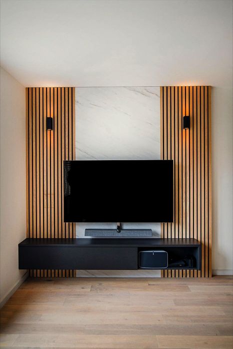 Акция мдф декор мдф панель мдф рейка MDF dekor акупанел орех reception