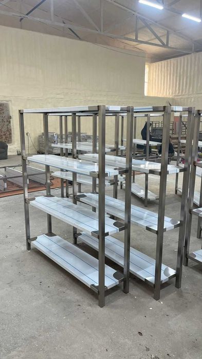 Нержавейка Стеллаж,Стол,Мойка,тележка,настенная полка,Сушилка На Заказ