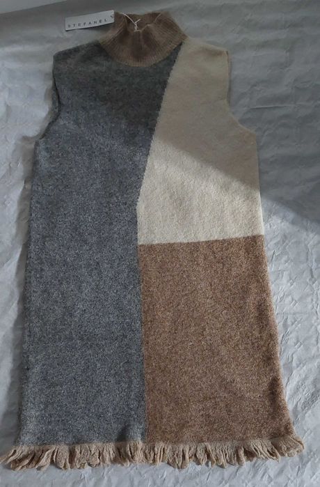 rochie Stefanel L de  lână alpaca sarafan
