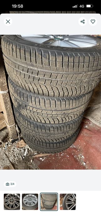 18 цола 5х108 джанти заедно с гумите запазени без следи от употреба