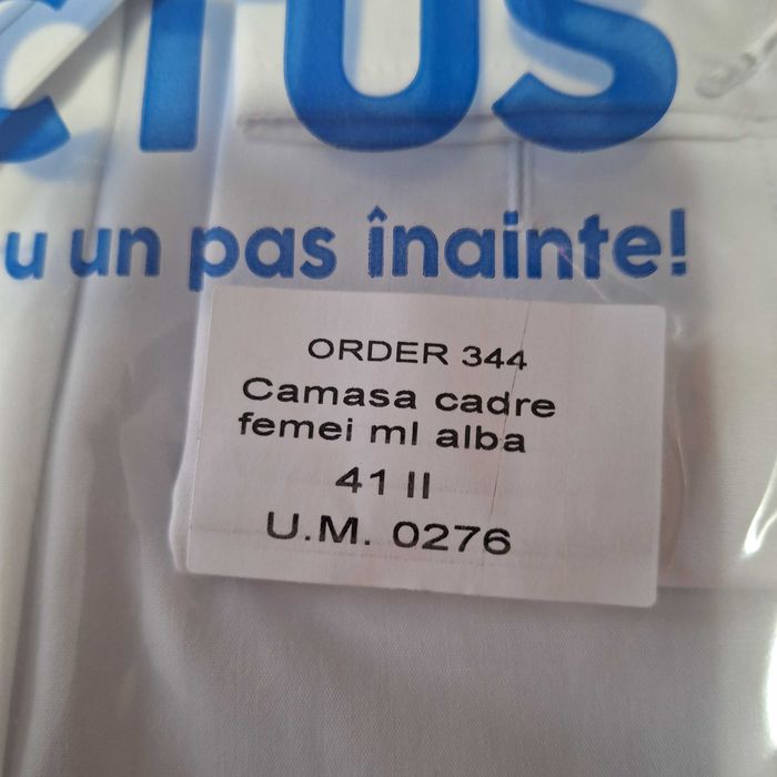 Camasa alba cadre militare femei - pompieri
Marima 41- II