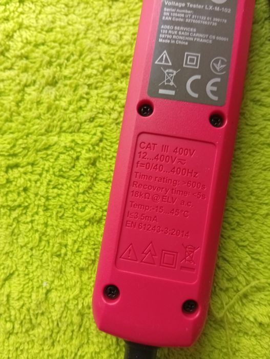 Tester tensiune electricieni