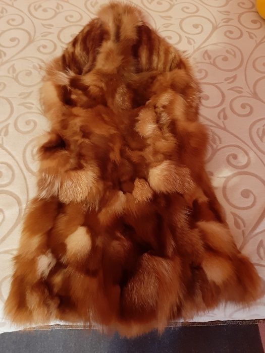 Дамски елек от естествен косъм