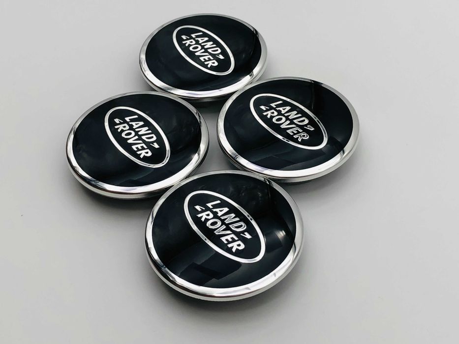 Capace Janta Compatibile Land Rover 63 mm negru/crom
