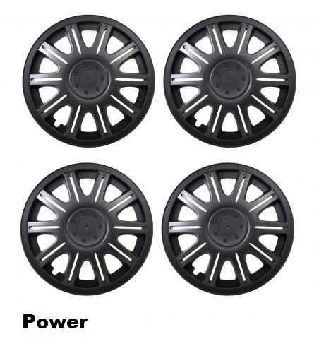 Универсален комплект тасове 4бр-13,14,15 или 16'' инча черно или сиво