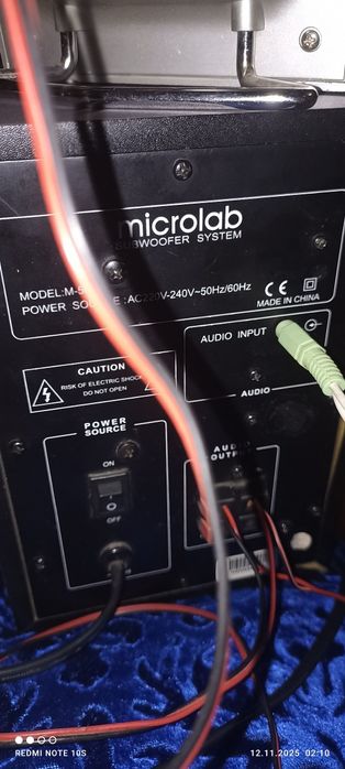 Усилитель с колонками от компьютера