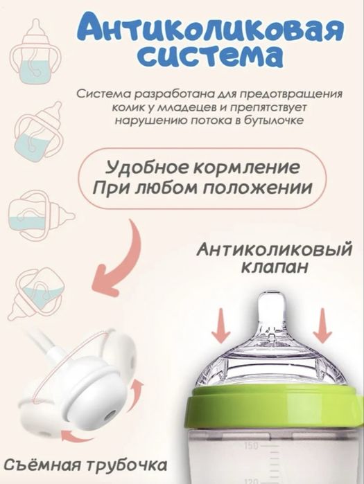 Бутылочка для кормления Comotomo