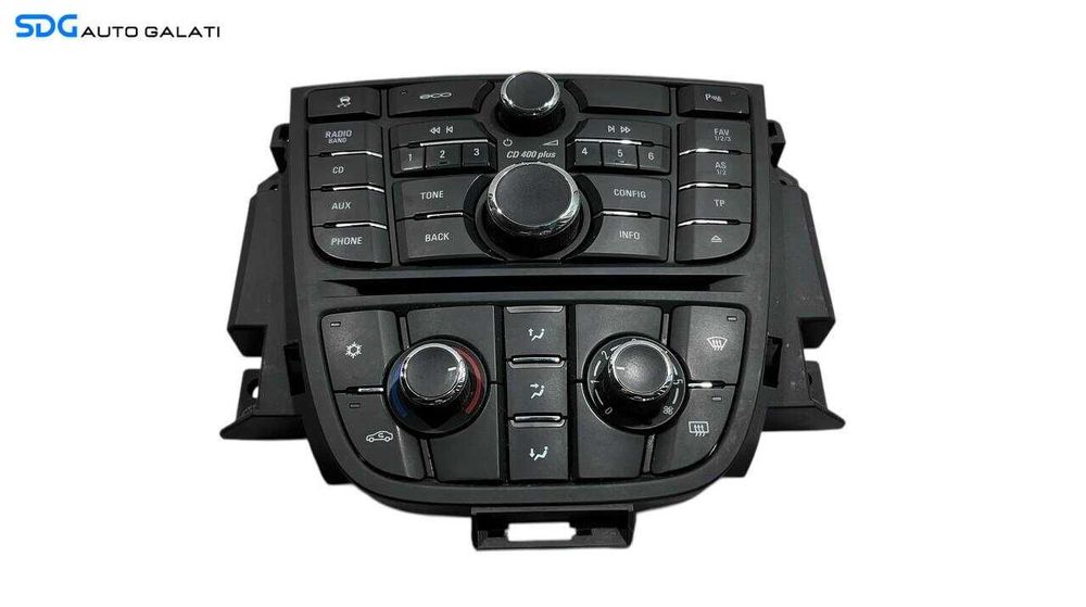 Radio CD Player Interfata Consola Buton Butoane Comanda Butoane Clima Opel Astra J 2009 - 2015 Cod 13444592 [L6095]