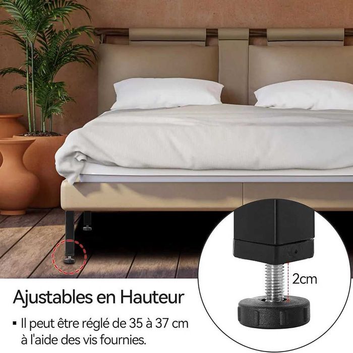Set de 8 picioare mobilier, Dreamark, dulap, canapea 35 (+2) cm