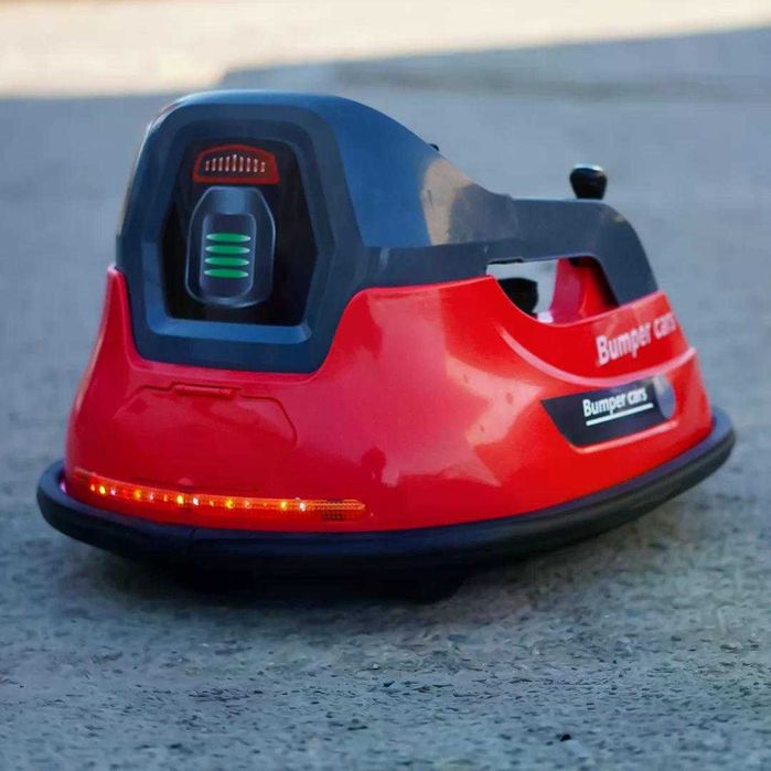 Masinuta busitoare electrica cu RC, Kinderauto Bumper, 2x 35W 12V RED