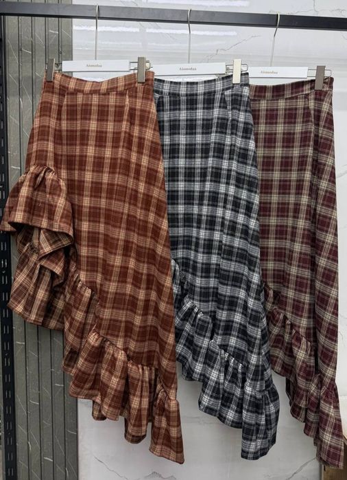 Трендовые юбки в клетку