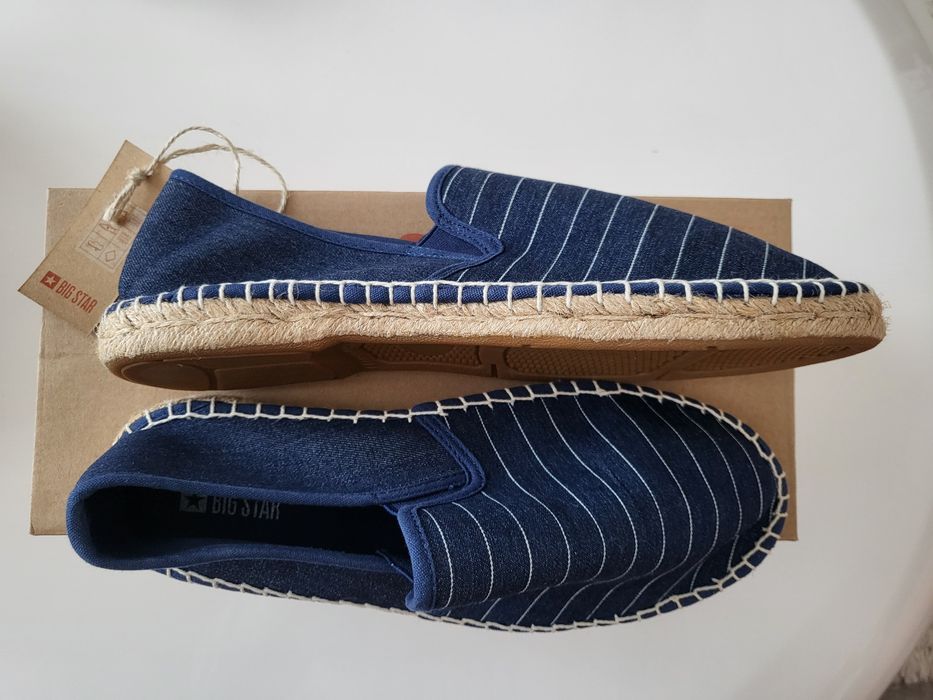 Espadrile/pantofi din pânză BigStar, mărimea 41, noi-nouțe, cu etichetă, în cutia originală