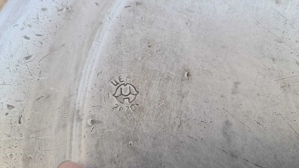 Таз алюминиевый, диаметр 50 см, СССР