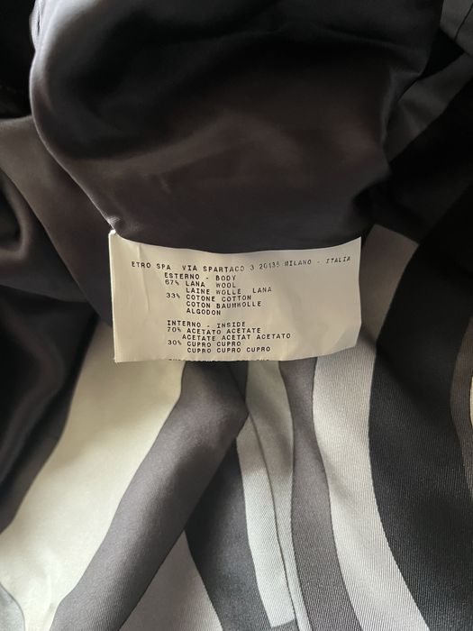 ETRO Milano - Made in ITALY -Ново палто  2 в 1 размер ХЛ/2ХЛ Оригинал