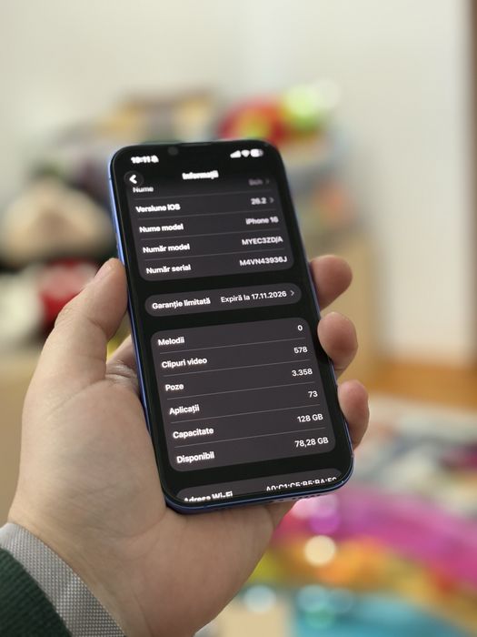 Iphone 16 neverlocked in garantie 128gb