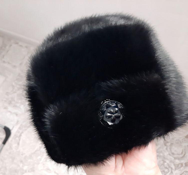 Норковые берет и шапка