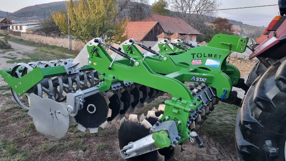 Teradisc profesional TOLMET 3.5m /grapa cu disc / 2380kg/ 2025 nou