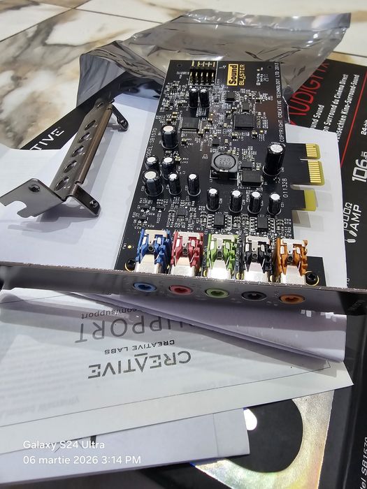 Placă de sunet Creative Sound Blaster Audigy Fx – 5.1 PCIe –  Nouă