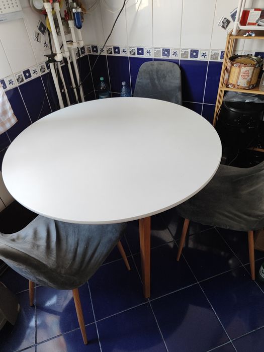 Masă de bucătărie cu 3 scaune, jysk