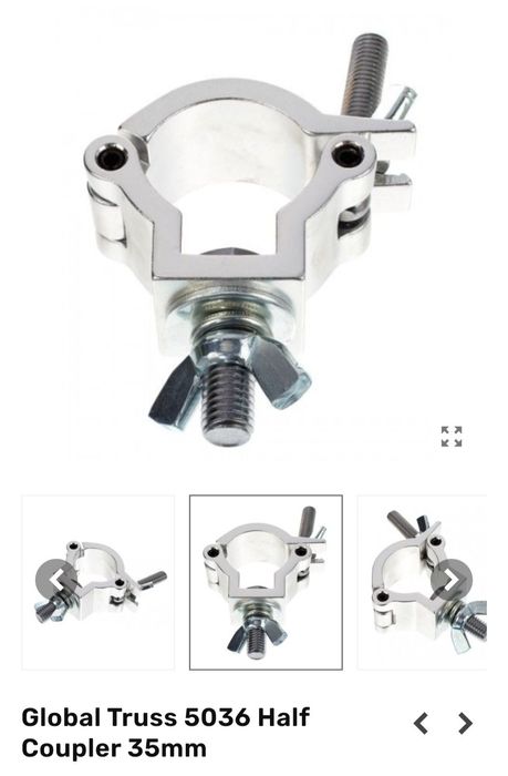 Cuple rapide pentru schelă de lumini Global Truss