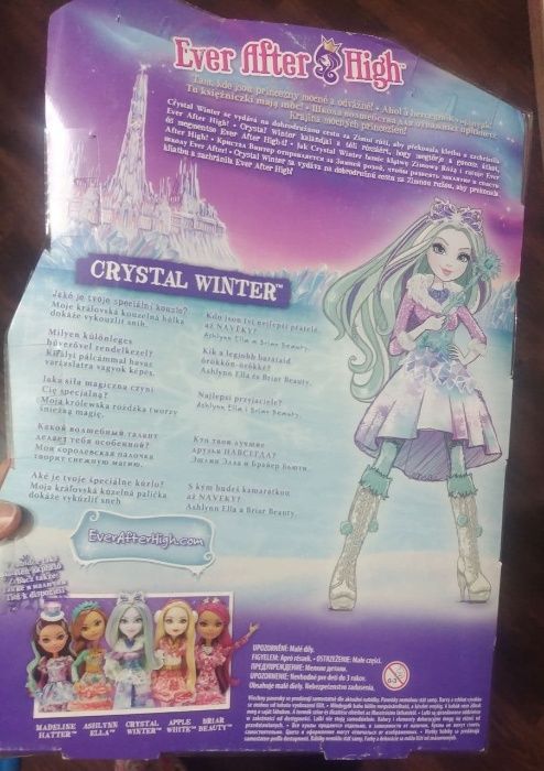 Кукла ever after high Crystal Winter - дочь снежной королевы от Mattel