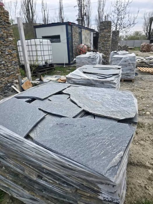 Piatra naturala de munte rezistentă la trafic greu, Asiguram transport și montaj in toată țara