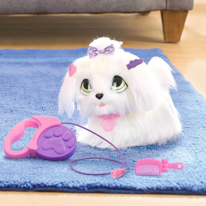 Интерактивная игрушка FurReal GoGo Walkin' Pup Maltese плюшевая собака